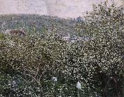 Claude Monet, Vetheuil,Les Pruniers en Fleurs